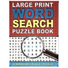 Large Print "Word Search" Puzzle Book